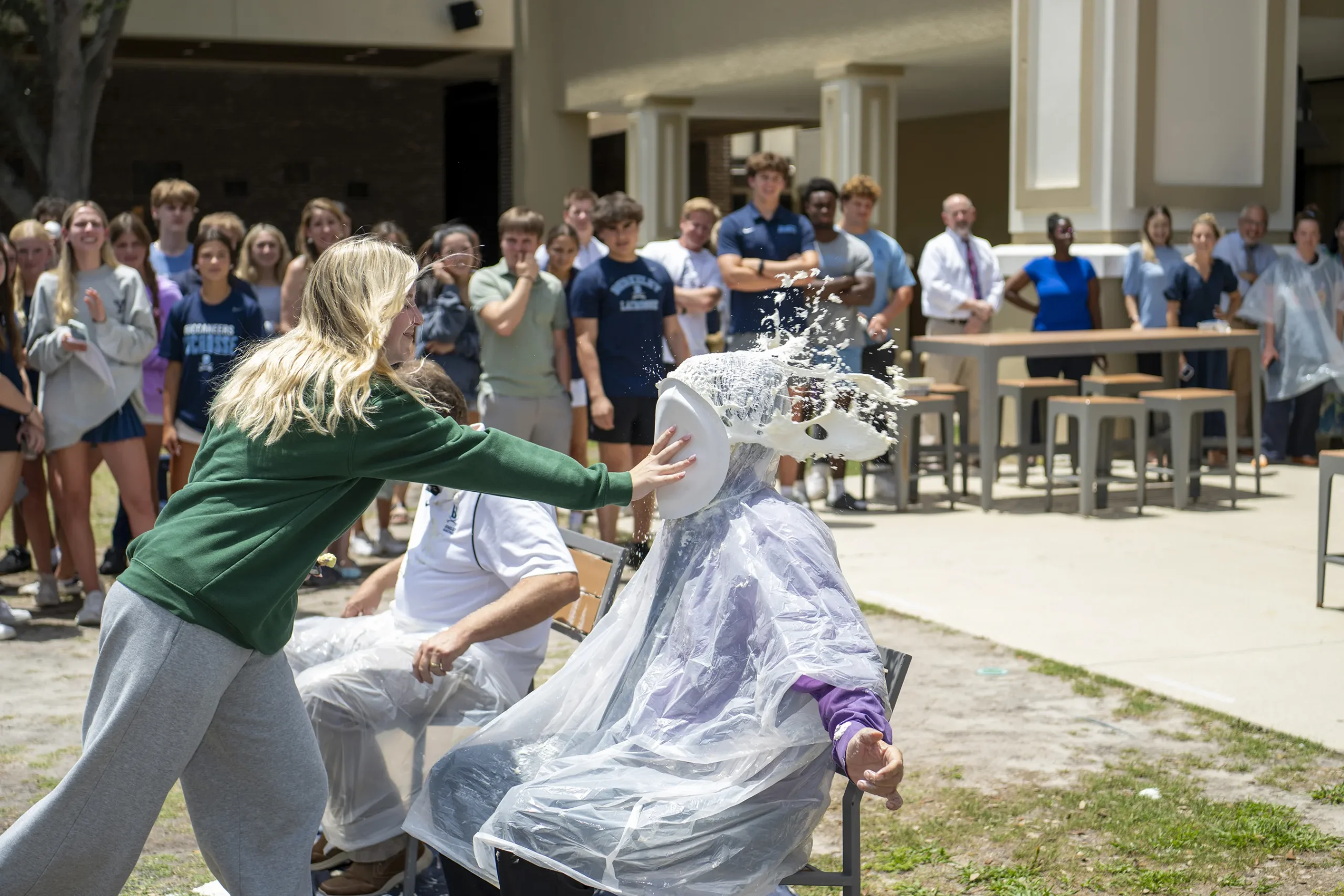 Upper Division Pie in the Face Competition Upper Division Pie in the Face Competition