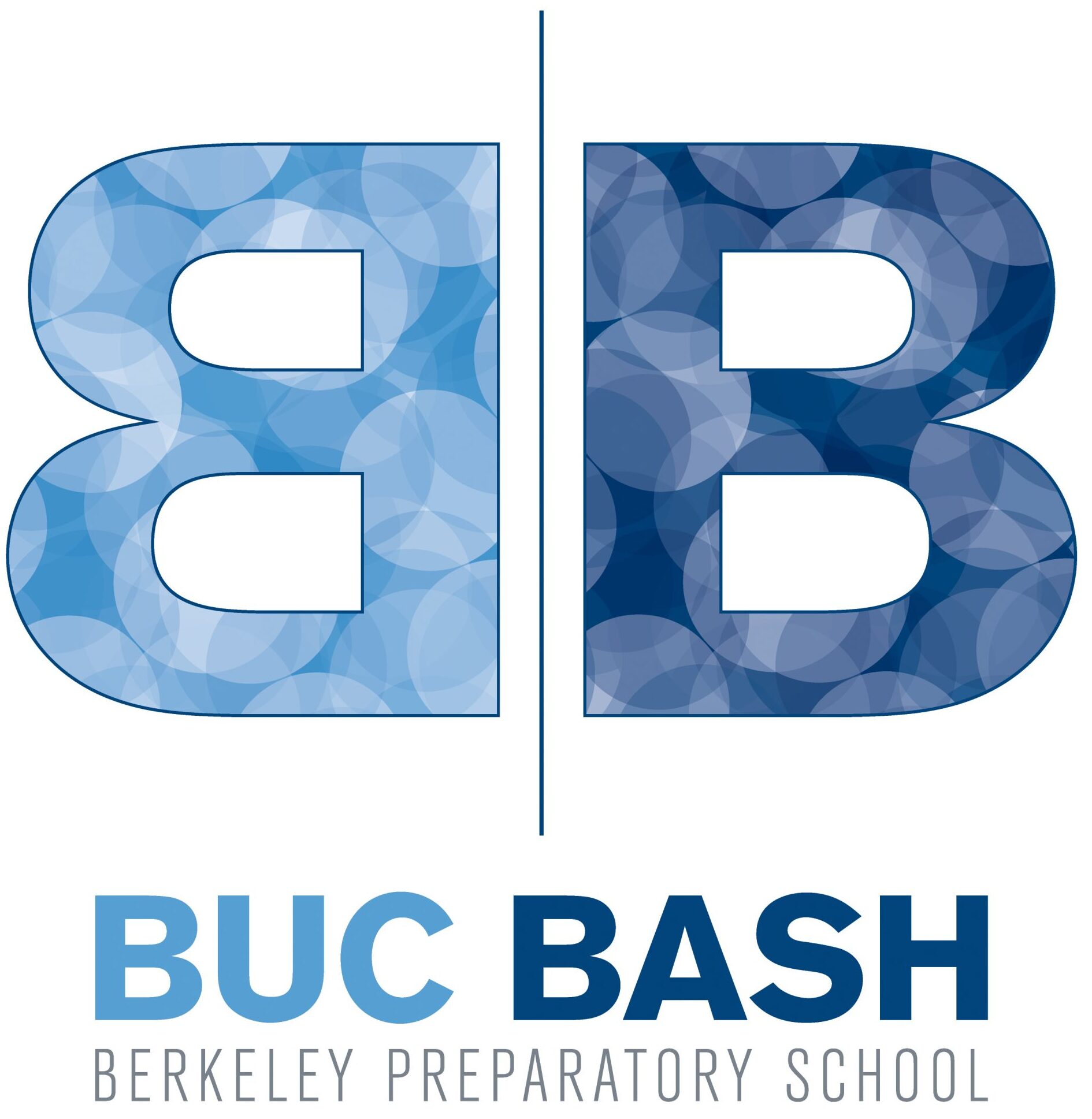 BUC BASH Logo with a white background