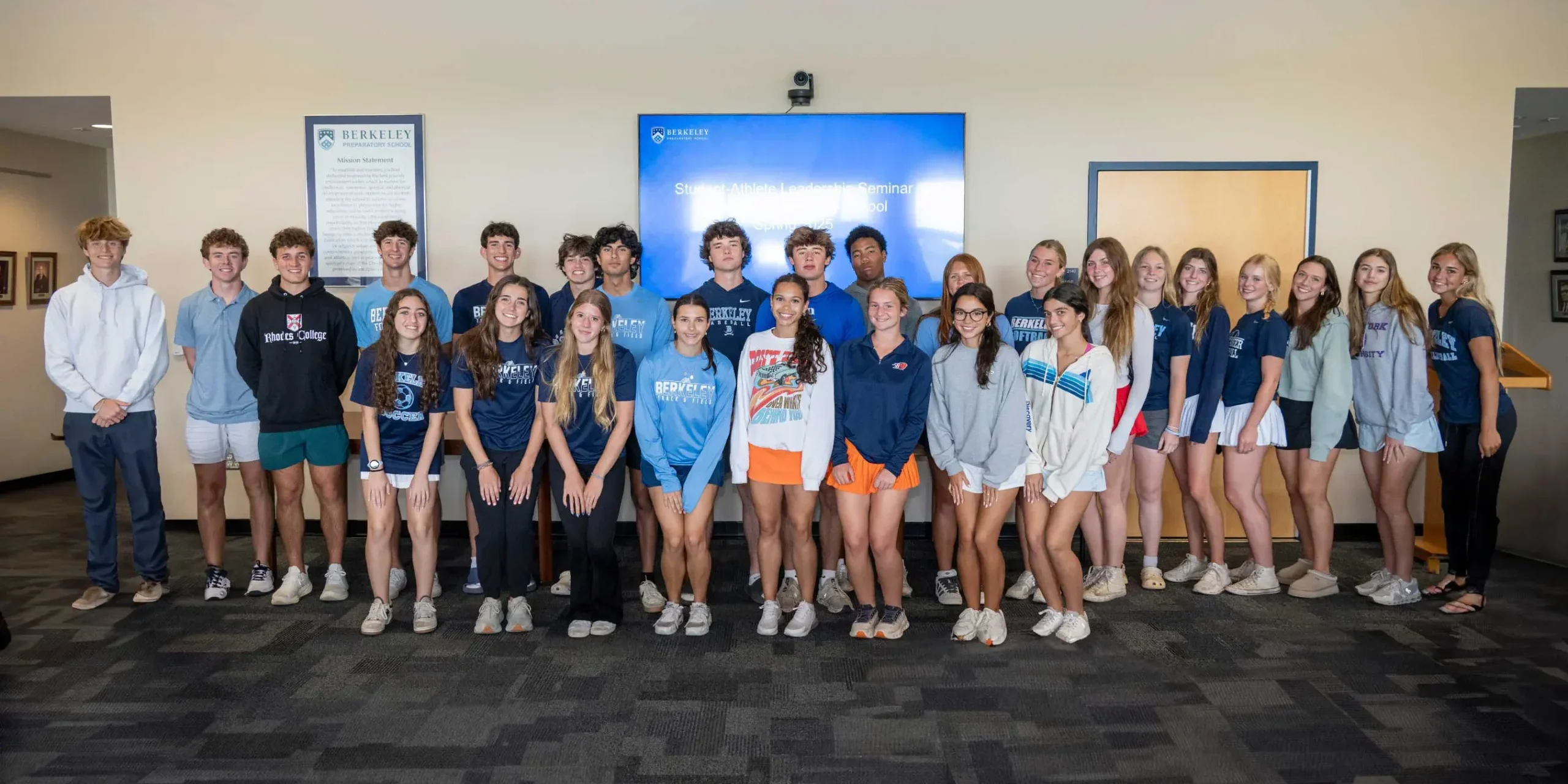 Student Athlete Leadership Group Photo