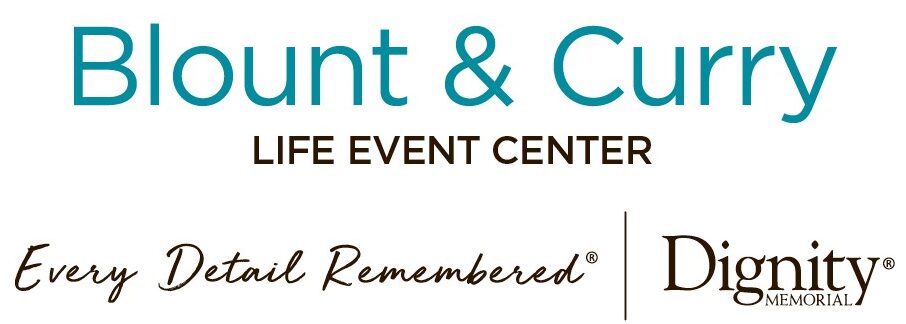 Logo for Blount and Curry life event center