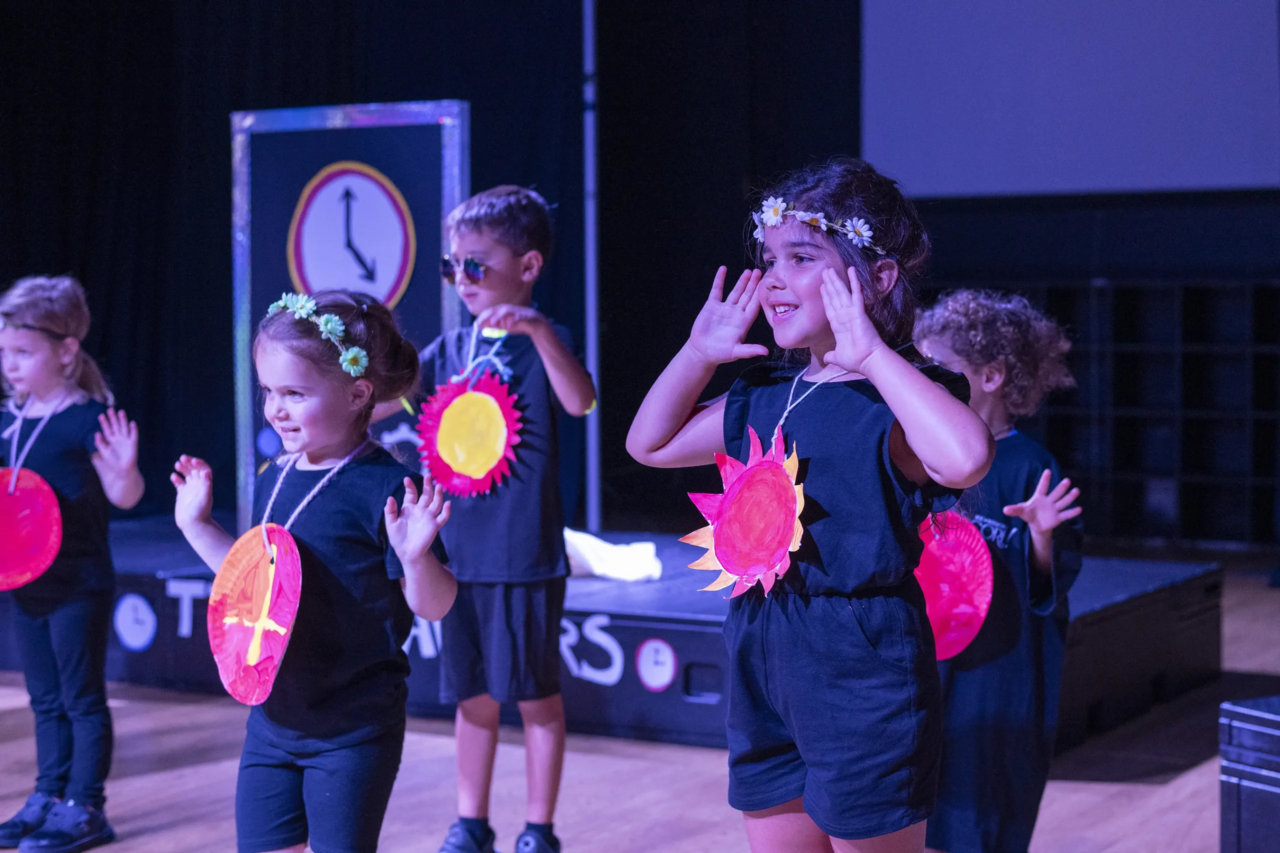 Students performing in AOT camps