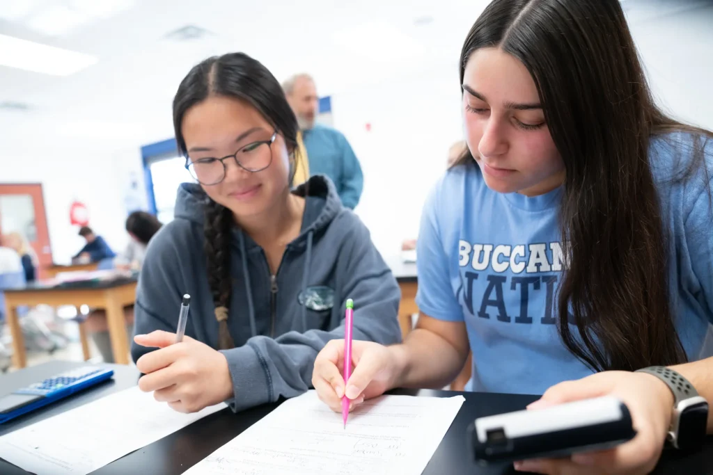 Upper Division Students in class