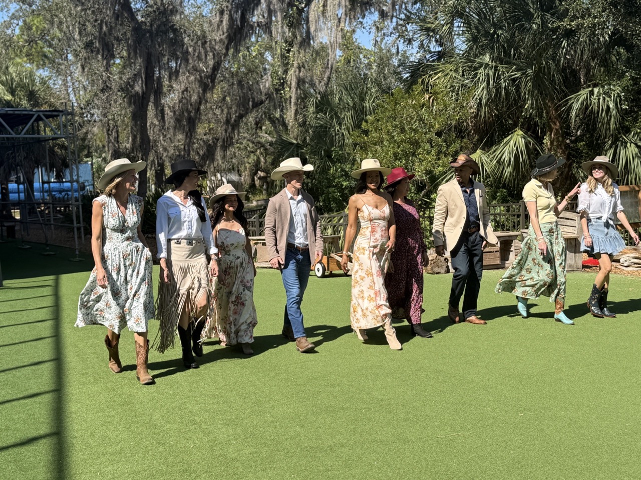 Photo of Berkeley parents showcasing BUC BASH mountain attire
