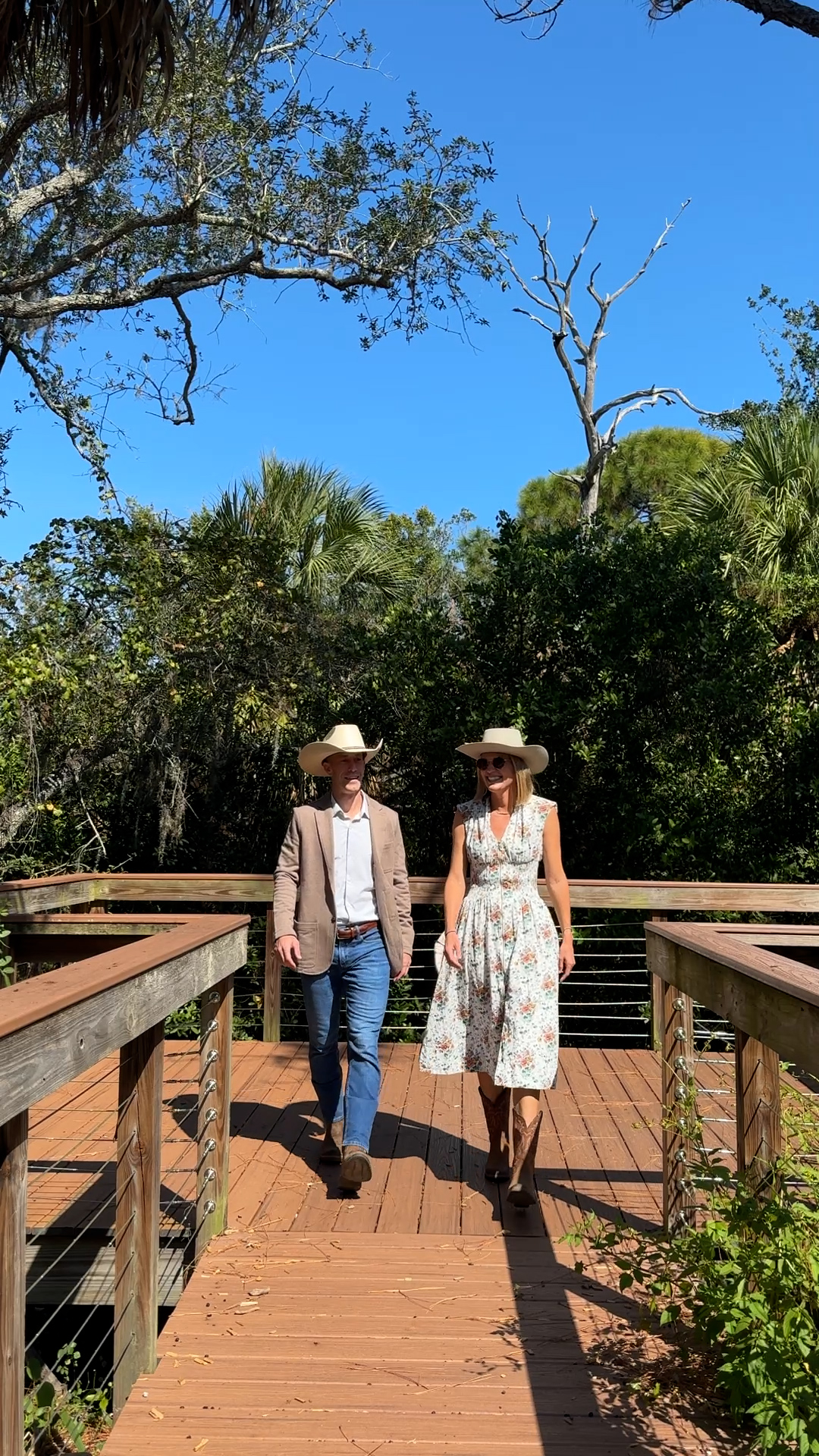 Photo of Berkeley parents showcasing BUC BASH mountain attire