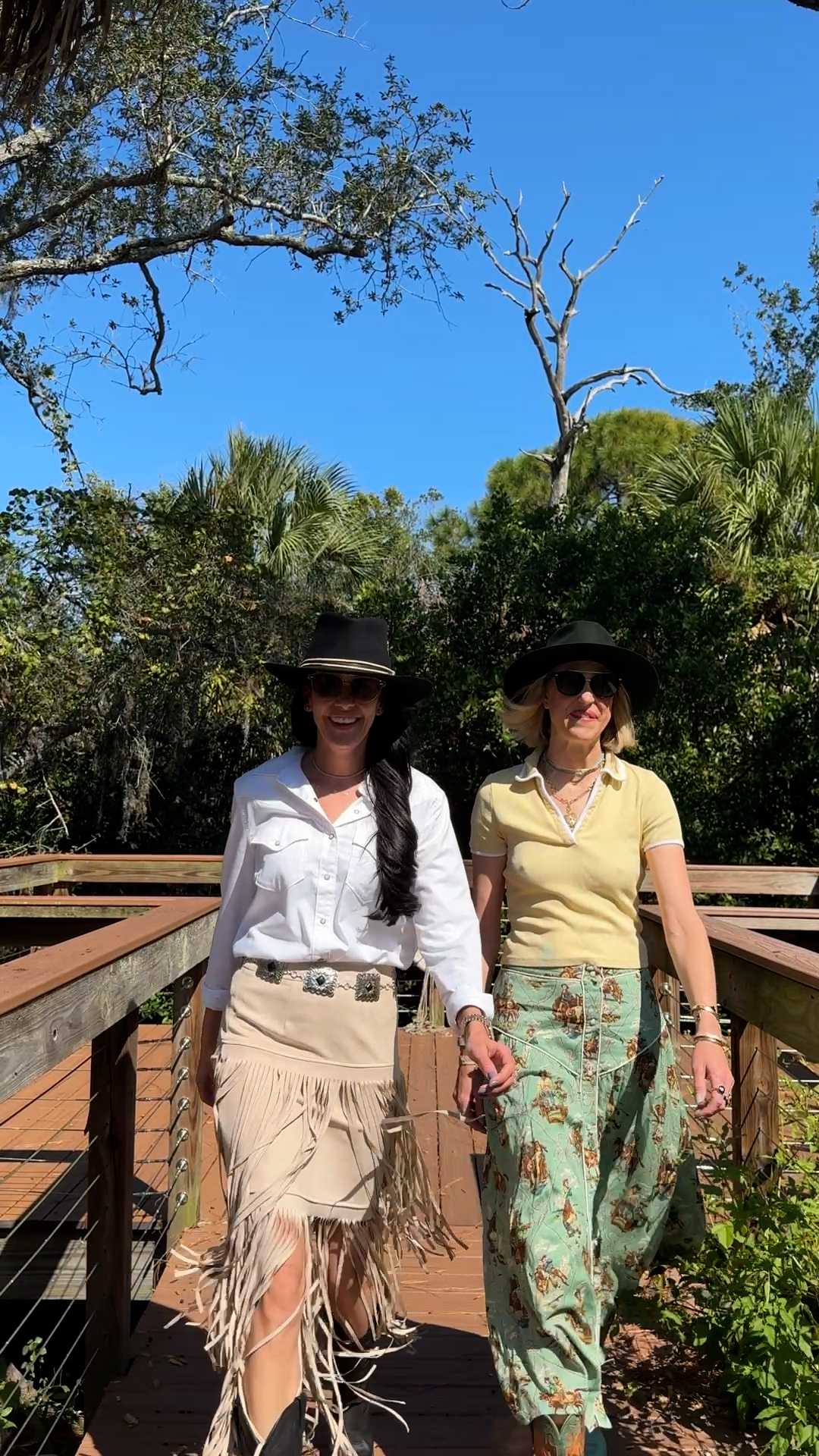 Photo of Berkeley parents showcasing BUC BASH mountain attire