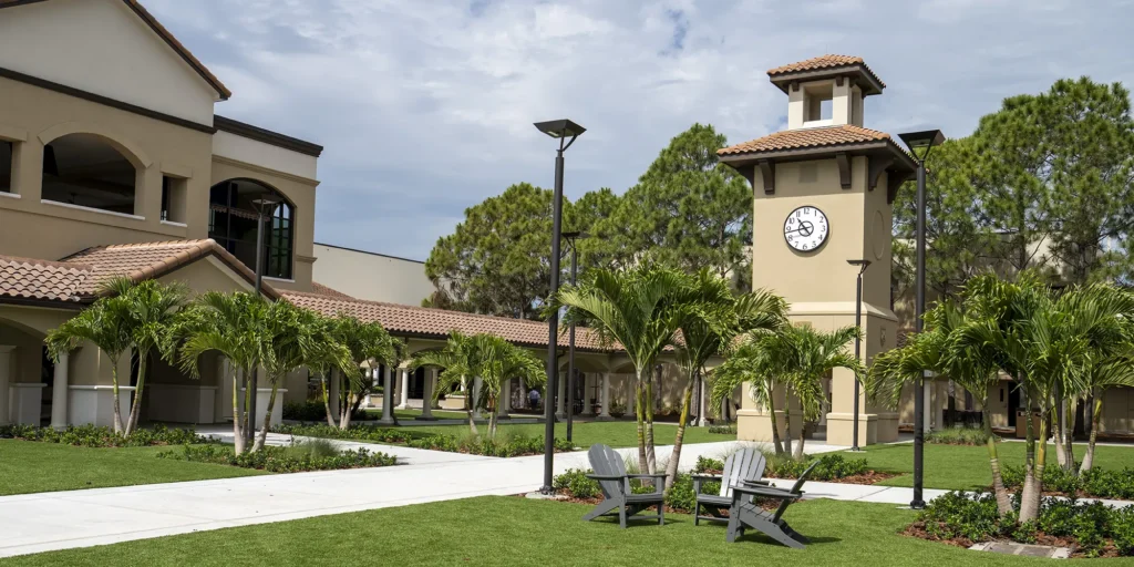Clock Tower Hellenic Quad Banner Image