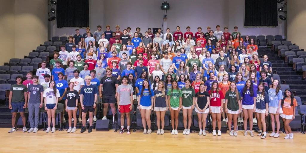 Class of 2026 in College Shirts