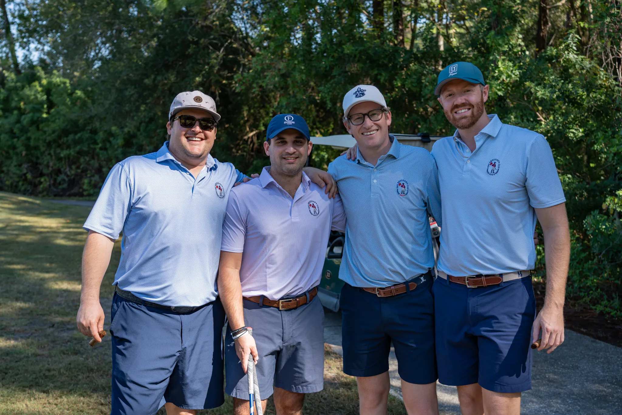Photo of alumni taking part in the Berkeley Open Golf Tournament