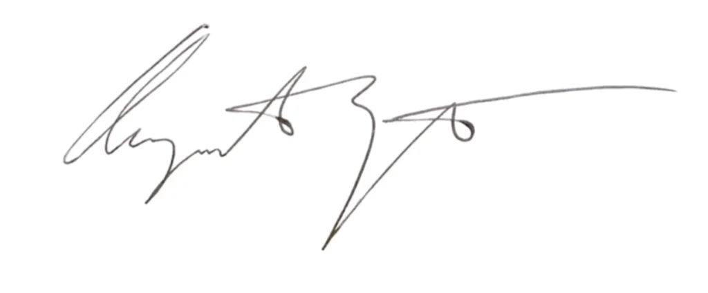 Gus Whyte Signature