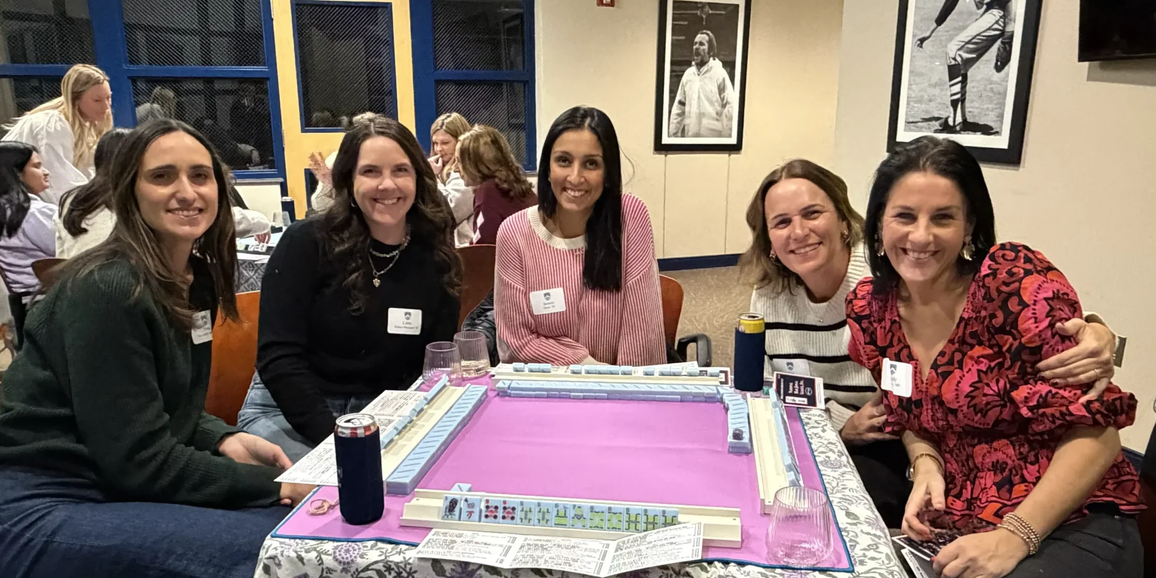 Photo of alumnae mahjong event
