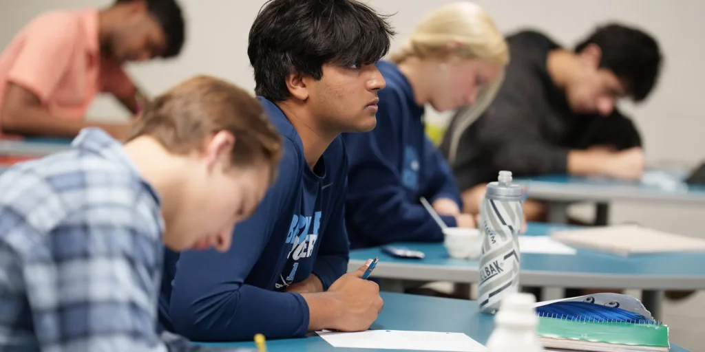 Upper Division Students in Class